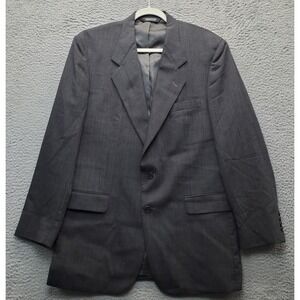 John Alexander Blazer Jacket Mens Size 42x36 Multi Lined Pockets Single Breasted